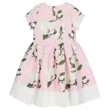Girls Pink Floral Dress