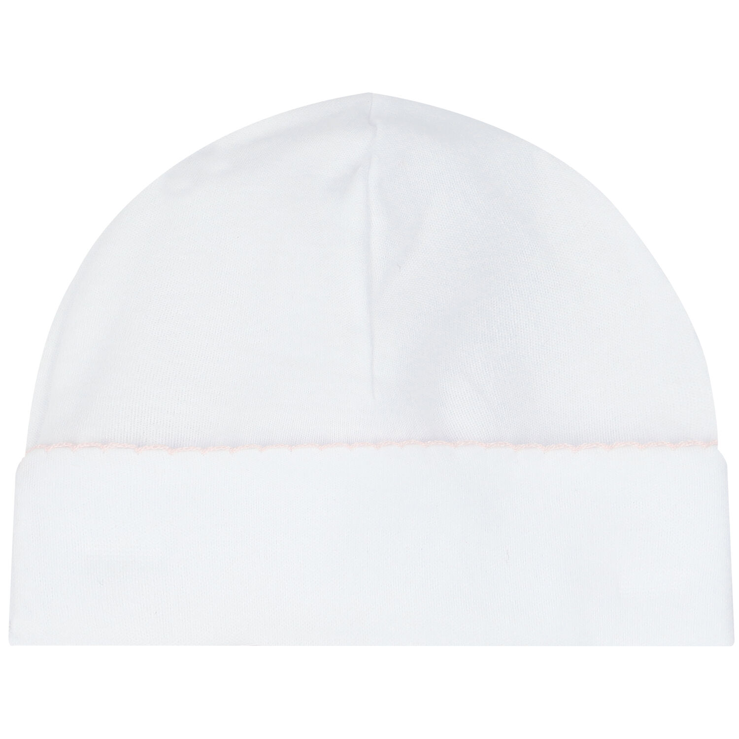 Baby Girls White Floral Hat, 1, hi-res