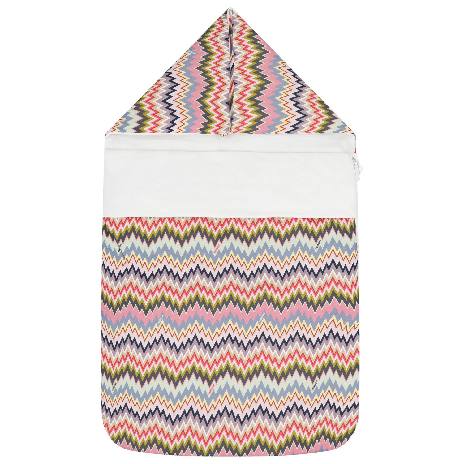 Baby Girls Multi-Coloured Zig Zag Logo Nest, 1, hi-res