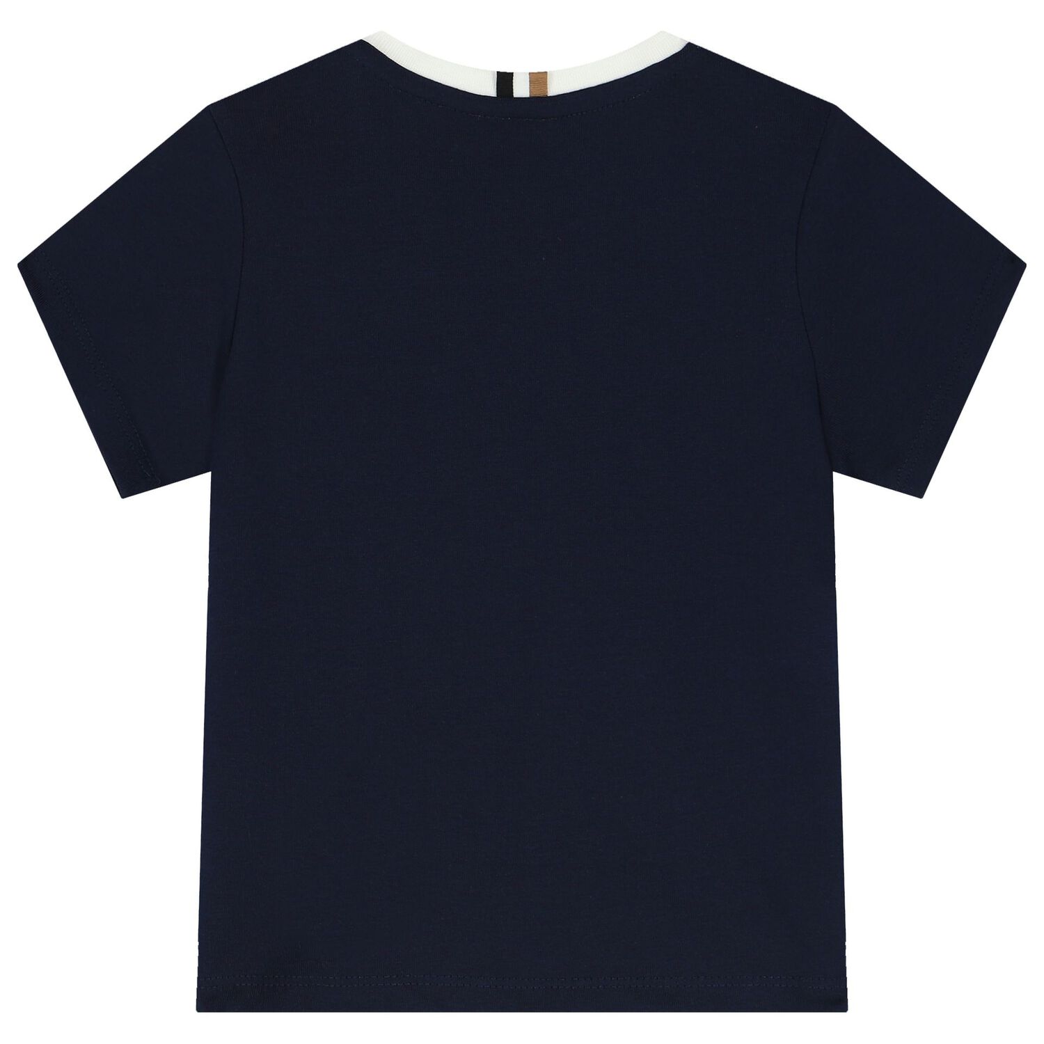 Younger Boys Blue Logo T-Shirt, 1, hi-res