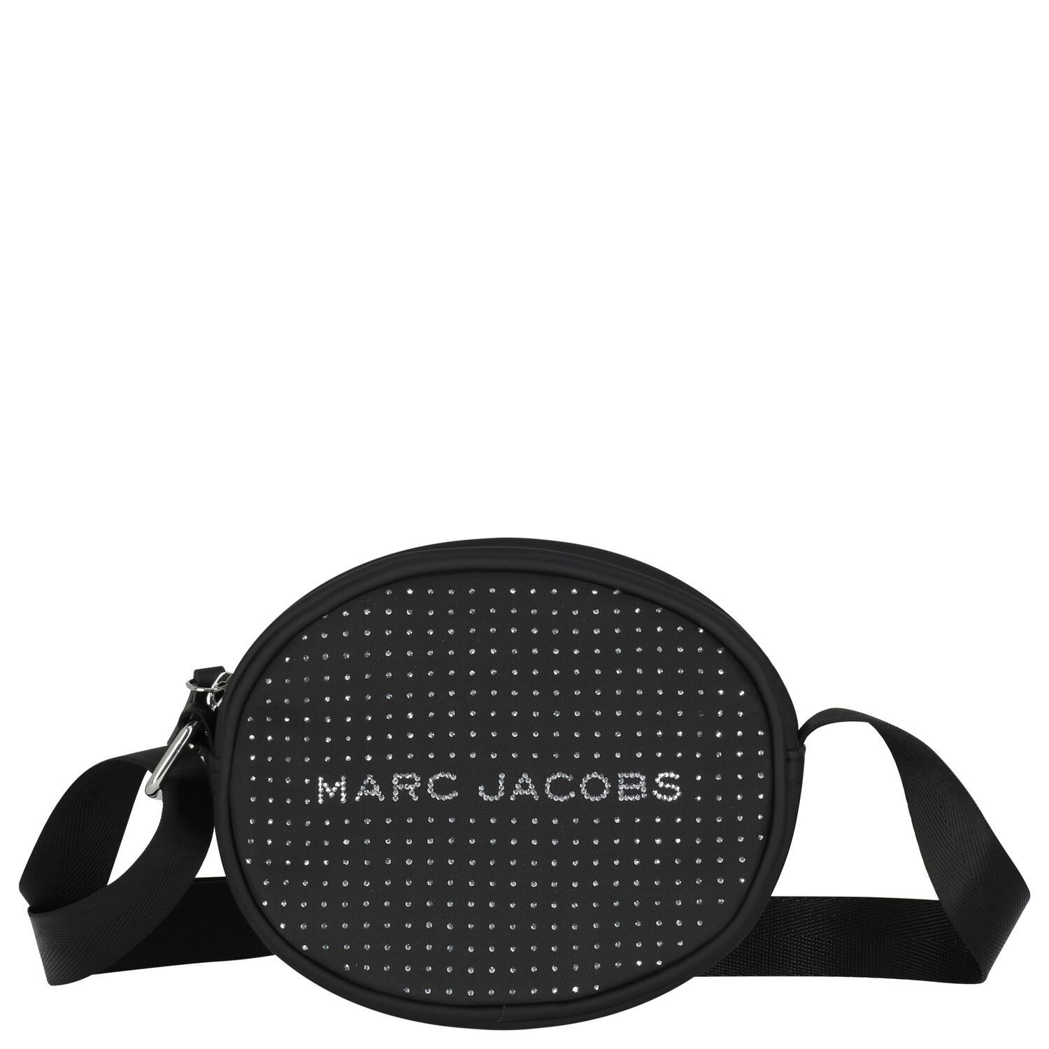 Girls Black Logo Rhinestone Bag, 1, hi-res