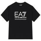 تيشيرت اولاد بالشعار باللون الاسود , 1, hi-res