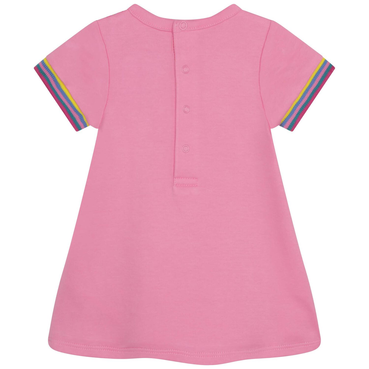 فستان بطبعة باللون الوردي, 1, hi-res