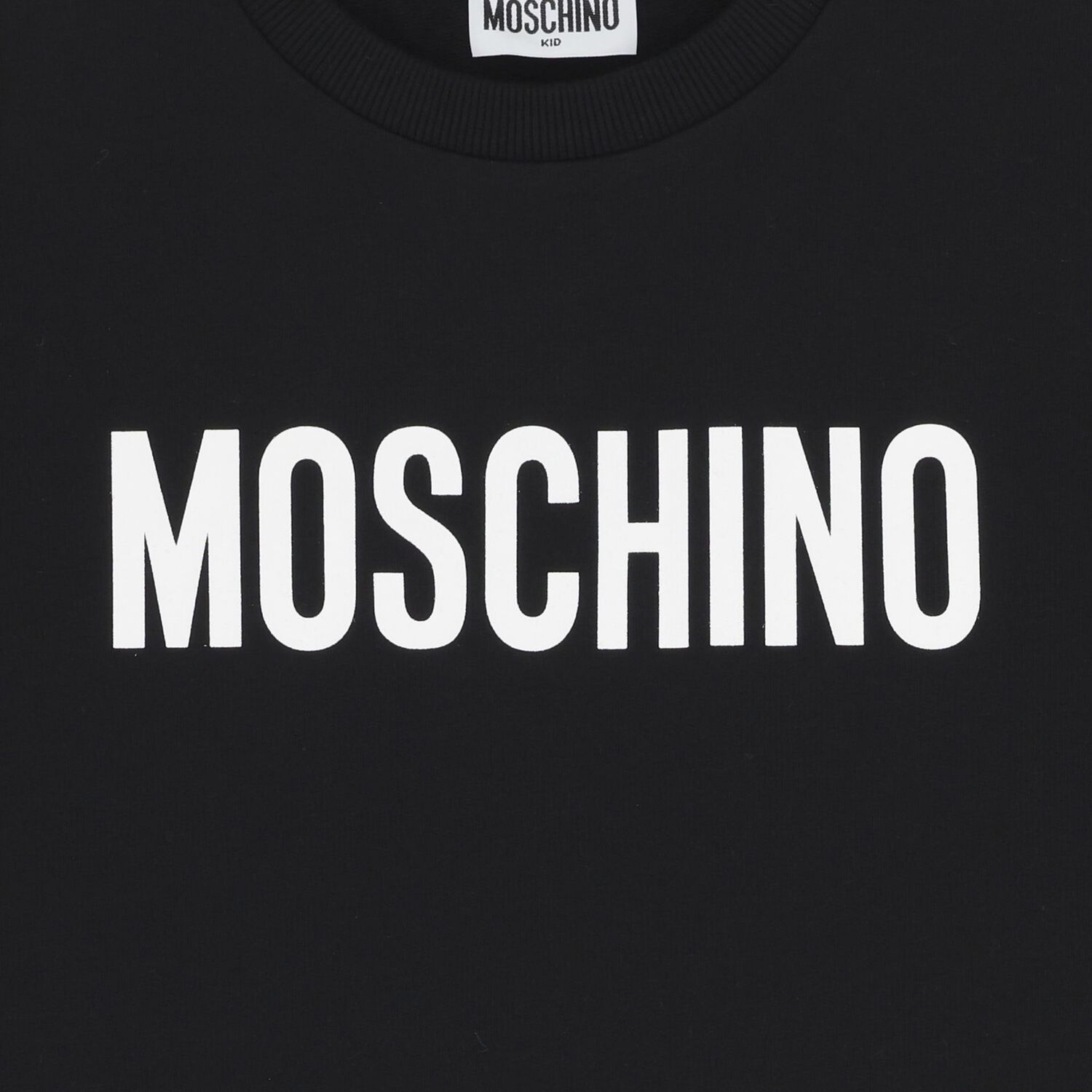 فستان بنات بالشعار باللون الاسود , 2, hi-res