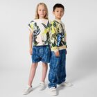 Girls Ivory Elephant Jungle T-Shirt, 1, hi-res