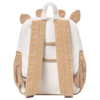 Younger White & Beige Giraffe Backpack 