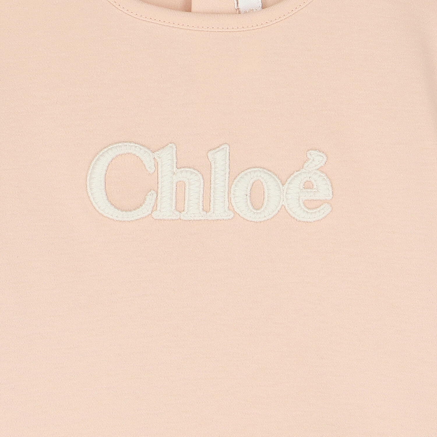 Younger Girls Pink Logo Long Sleeve Top, 1, hi-res