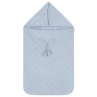 Baby Boys Blue Baby Knit Nest, 1, hi-res