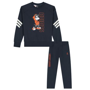 Navy Blue Disney Logo Tracksuit