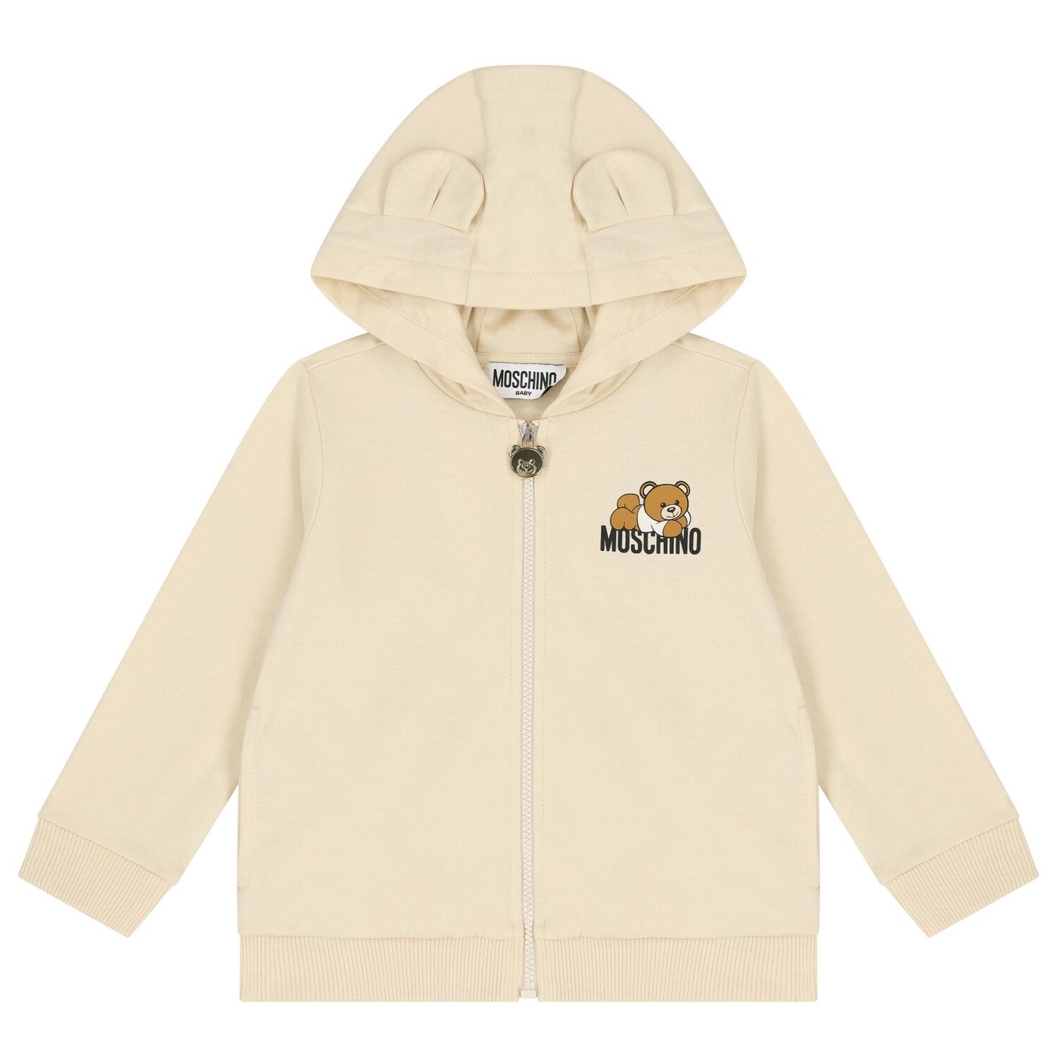 Beige Teddy Bear Logo Tracksuit, 1, hi-res image number null