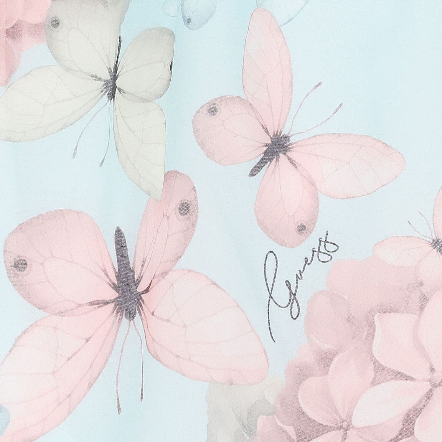 تي شيرت بنات بالشعار باللون الأبيض , 1, hi-res image number null