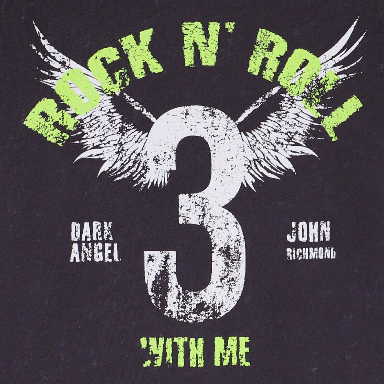 تيشيرت مطبع باللون الرمادي الداكن للاولاد, 1, hi-res