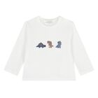 Baby Boys Blue, White & Beige Tracksuit Set (3 Piece), 1, hi-res