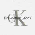 Younger Boys White Logo T-Shirt, 1, hi-res