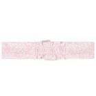 Baby Girls White & Pink Floral Headband, 1, hi-res