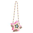 Girls Pink Star Bag, 1, hi-res