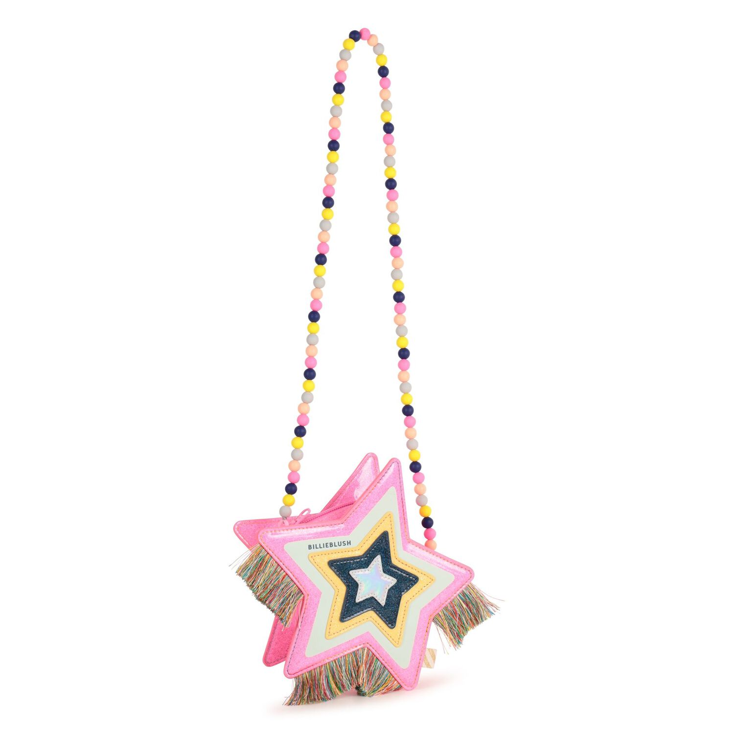 Girls Pink Star Bag, 1, hi-res