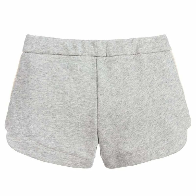 Girls Grey Jersey Shorts, 1, hi-res image number null