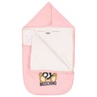 Baby Girls Pink Teddy Bear Logo Nest, 3, hi-res