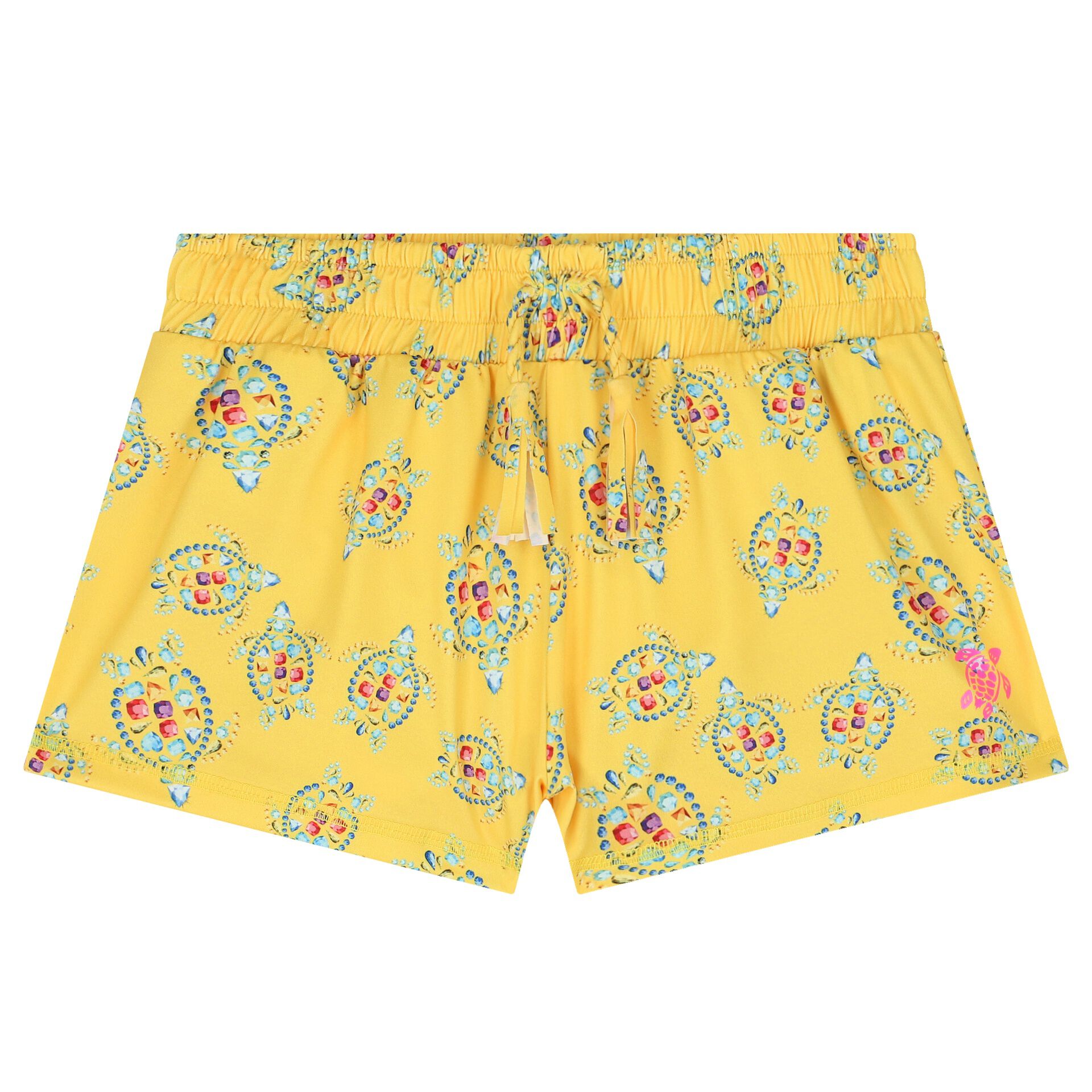 Vilebrequin Girls Yellow Turtle Shorts Junior Couture QA
