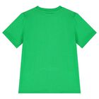 Boys Green Vegetable Logo T-Shirt, 1, hi-res