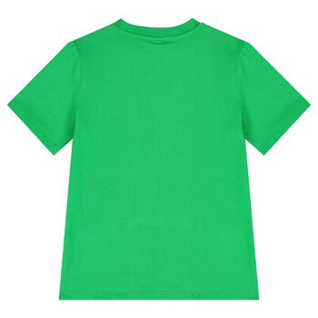 Boys Green Vegetable Logo T-Shirt