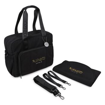 Black Logo Baby Changing Bag ( 38CM )