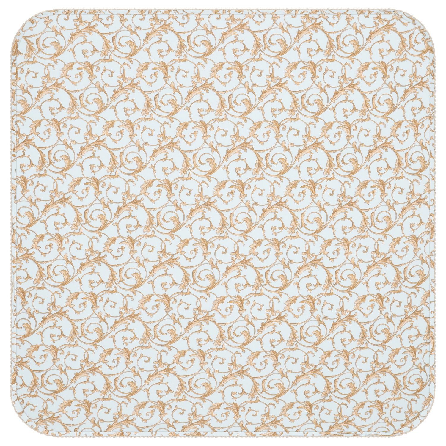 Baby Boys Blue & Gold Blanket, 1, hi-res