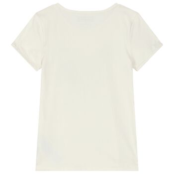 Girls Ivory Logo T-Shirt
