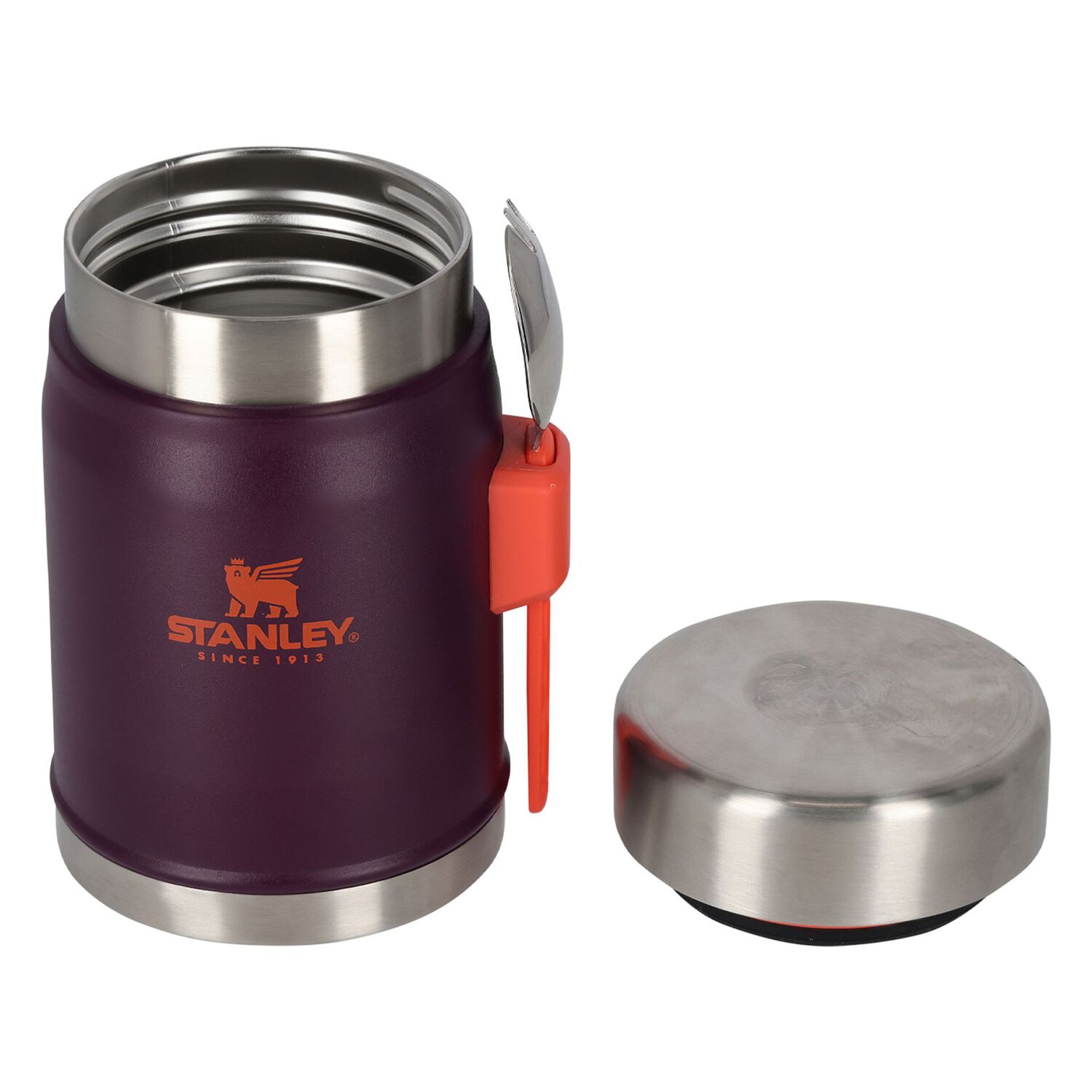 Purple Classic Legendary Food Jar & Spork, 1, hi-res image number null