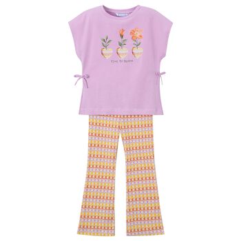 Girls Multi-Coloured Leggings Set