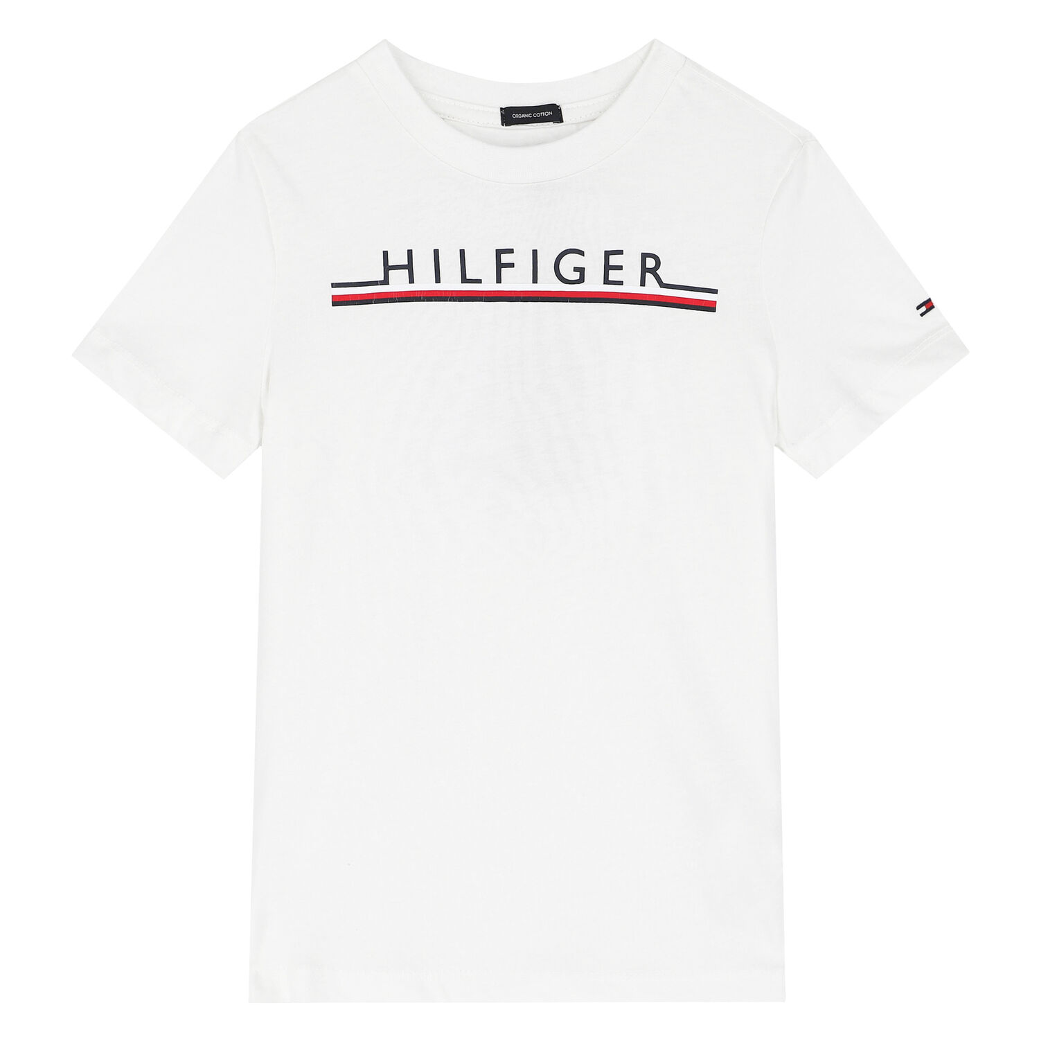 تيشيرت بالشعار باللون الأبيض للأولاد, 1, hi-res image number null