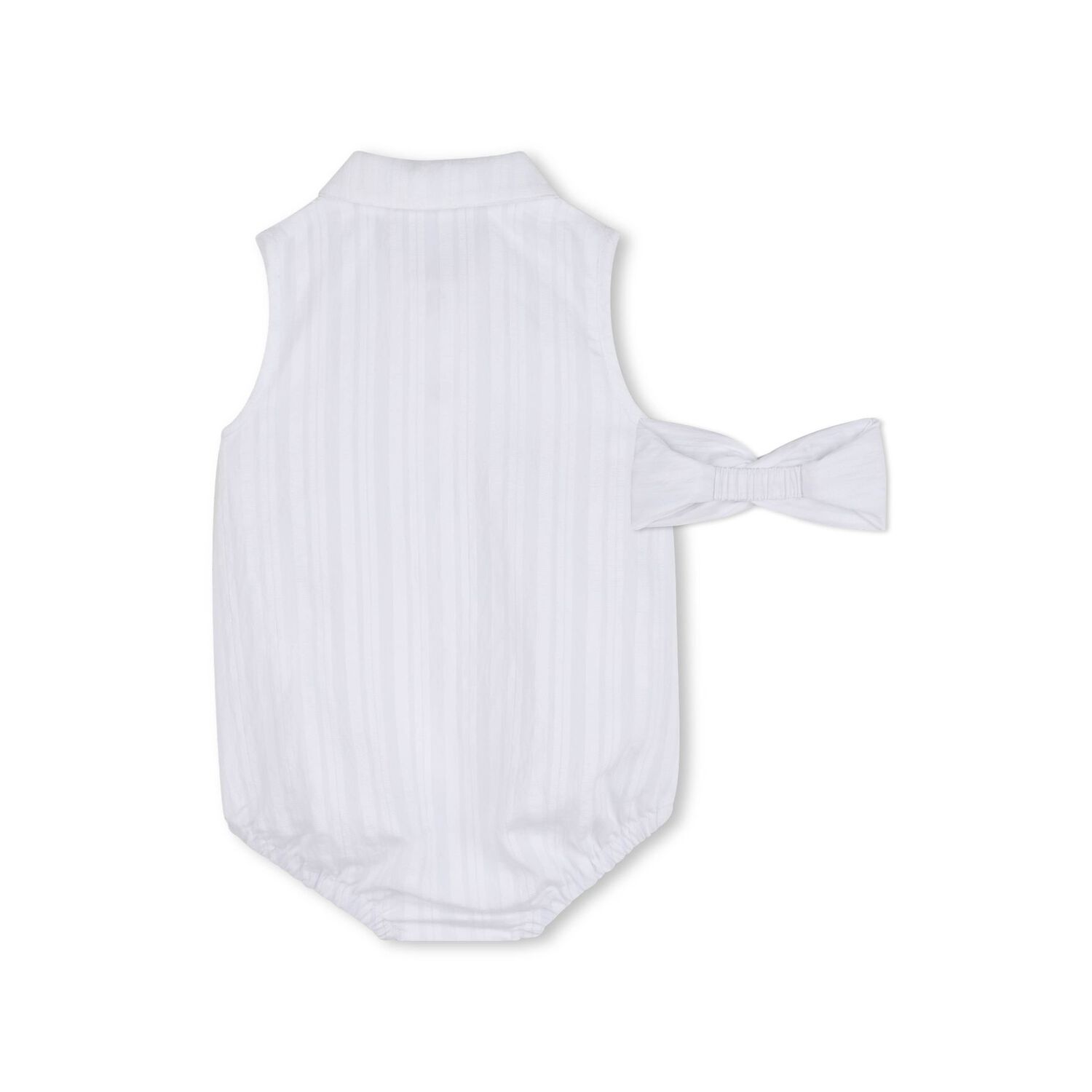 Baby Girls White Bodysuit & Headband Set, 1, hi-res