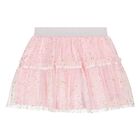 Girls Pink Tulle Skirt Set, 2, hi-res