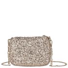 Girls Gold Sequin Bow Handbag ( 18cm ) , 2, hi-res