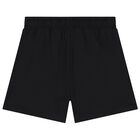 Boys Black Logo Shorts, 3, hi-res