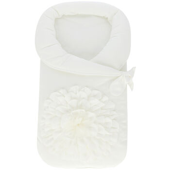 Girls Ivory Flower Baby Nest