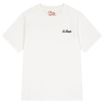 Boys White Logo T-Shirt