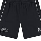 Boys Black Logo Shorts, 1, hi-res