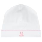 Baby Girls White & Pink Teddy Bear Babygrow Gift Set, 1, hi-res