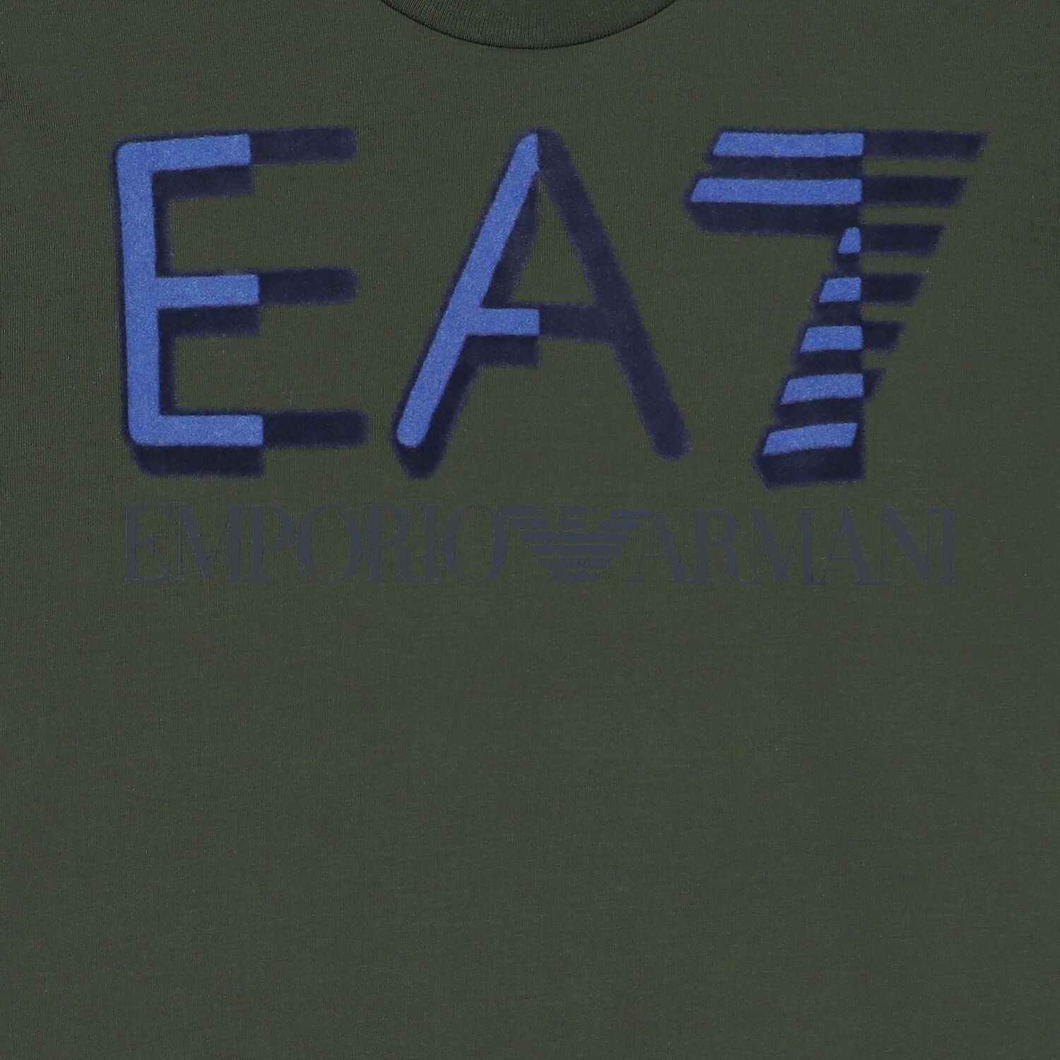 تيشيرت أولاد بالشعار باللون الأخضر, 4, hi-res