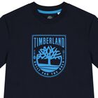 تيشيرت أولاد بالشعار باللون الكحلي, 2, hi-res