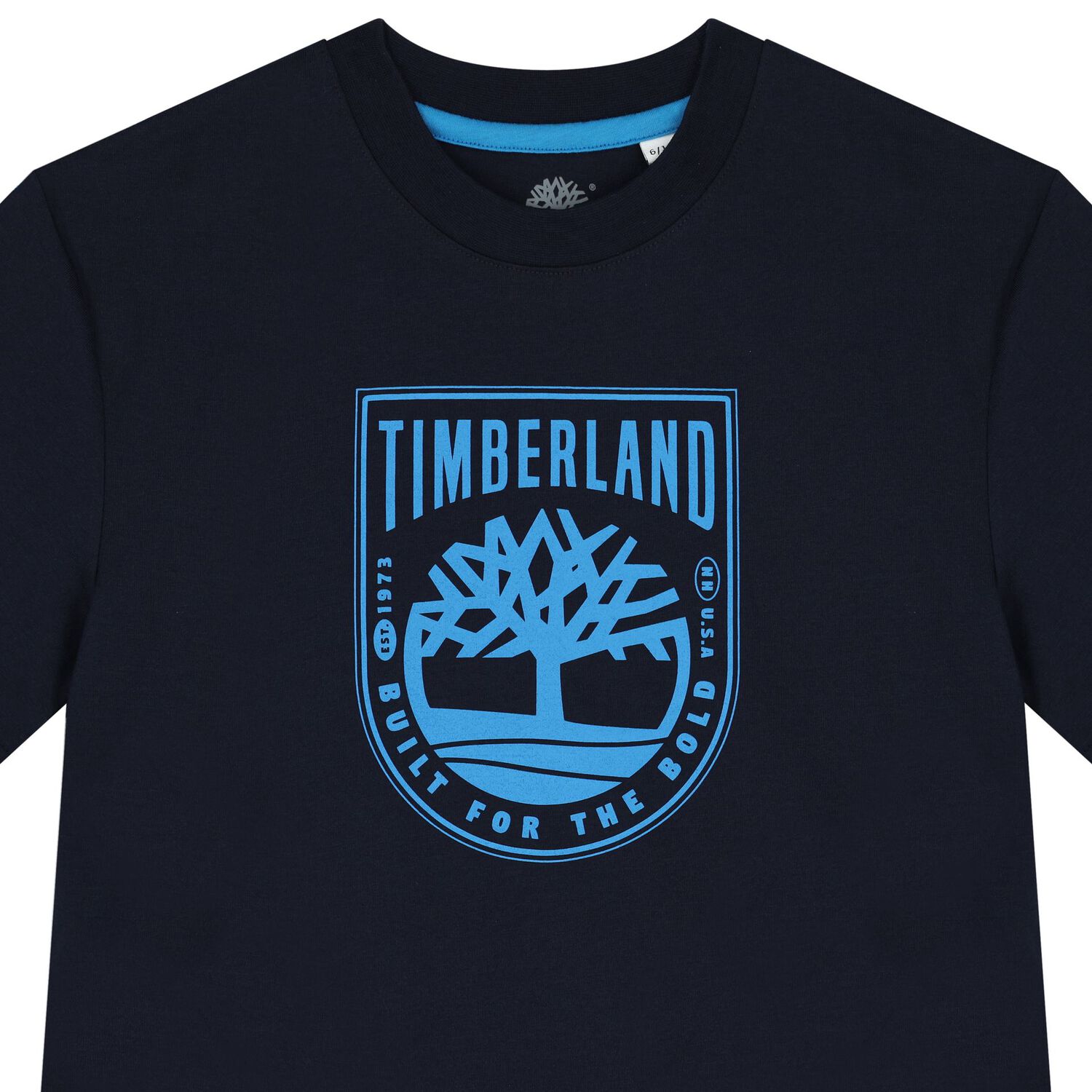 تيشيرت أولاد بالشعار باللون الكحلي, 2, hi-res image number null