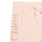 Girls Pink Logo Shorts, 1, hi-res