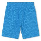 Blue Logo Shorts, 1, hi-res