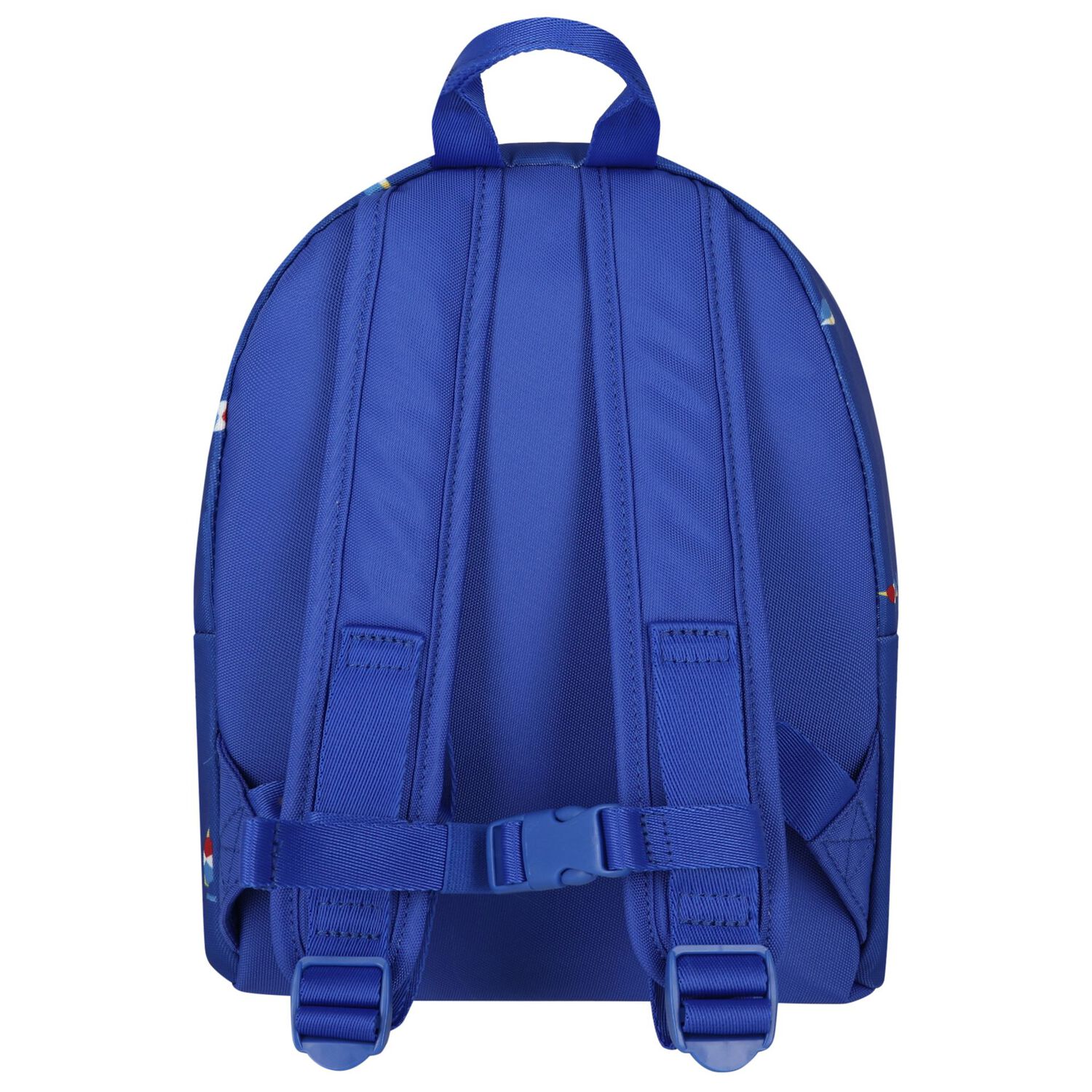 Younger Boys Blue Sailboat Backpack ( 34cm ), 1, hi-res
