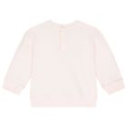 بدلة بنات رياضية بالشعار باللون الوردي, 1, hi-res