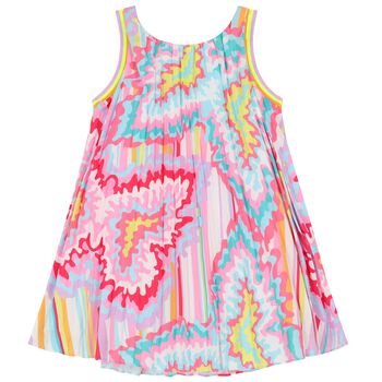 Girls Multi-Coloured Abstract Dress