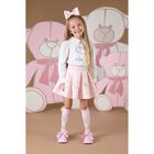 حذاء رياضي بفيونكة باللون الوردي , 1, hi-res