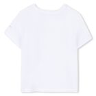 طقم دنغري أبيض وأزرق للأطفال الرضع من قماش توال دو جوي, 1, hi-res